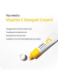 Vitamin C Cream for Dark Spots Brightening Moisturizing Nacific 15ml