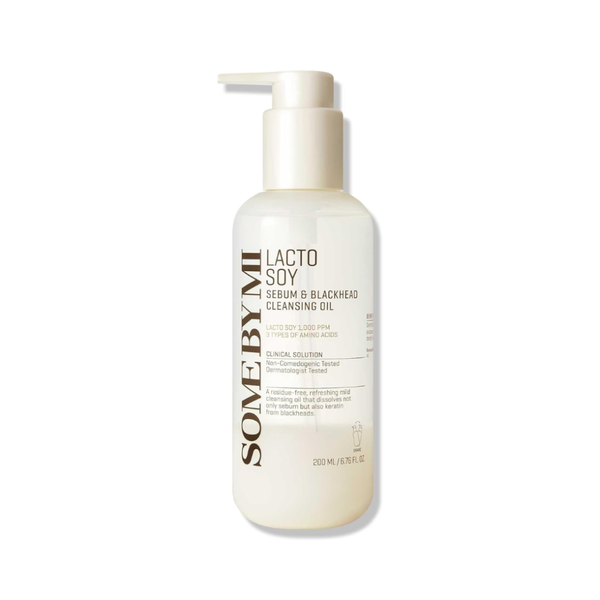 Some By Mi Blackhead Cleansing Oil Wash with Soy Extract, AHA BHA PHA, 200ml