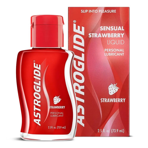 Flavoured Personal Lubricant Strawberry Scented Glide ASTROGLIDE 73.9ml