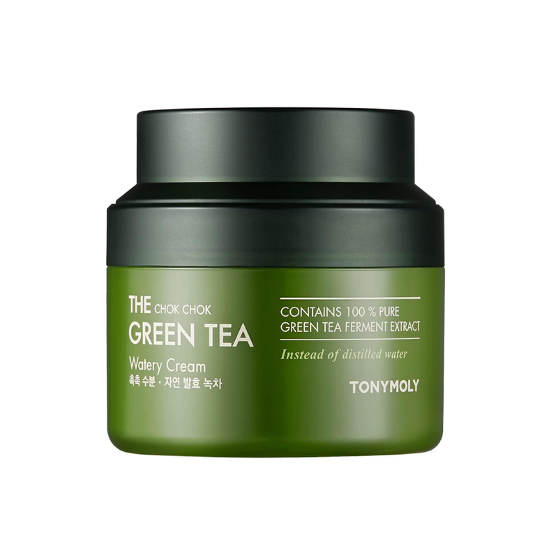 Tonymoly Green Tea Hydrating Water Cream, 100ml, Antioxidant Extract