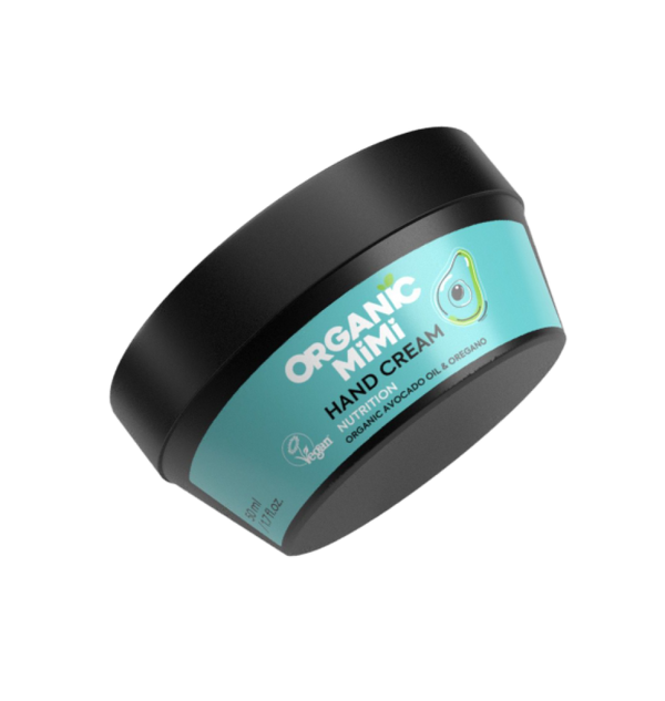 Hand Cream for Dry Skin Avocado Oregano Nourishing Hydrator Organic Mimi 50ml