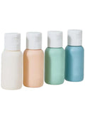 Empty Travel Containers Set Leak Proof Pastel 4-Pack Loveme Beauty 100ml
