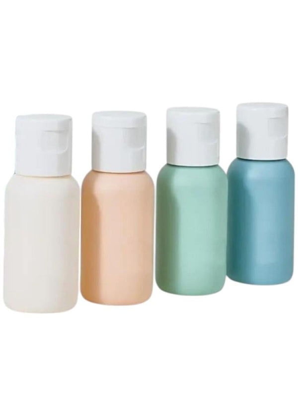 Empty Travel Containers Set Leak Proof Pastel 4-Pack Loveme Beauty 100ml
