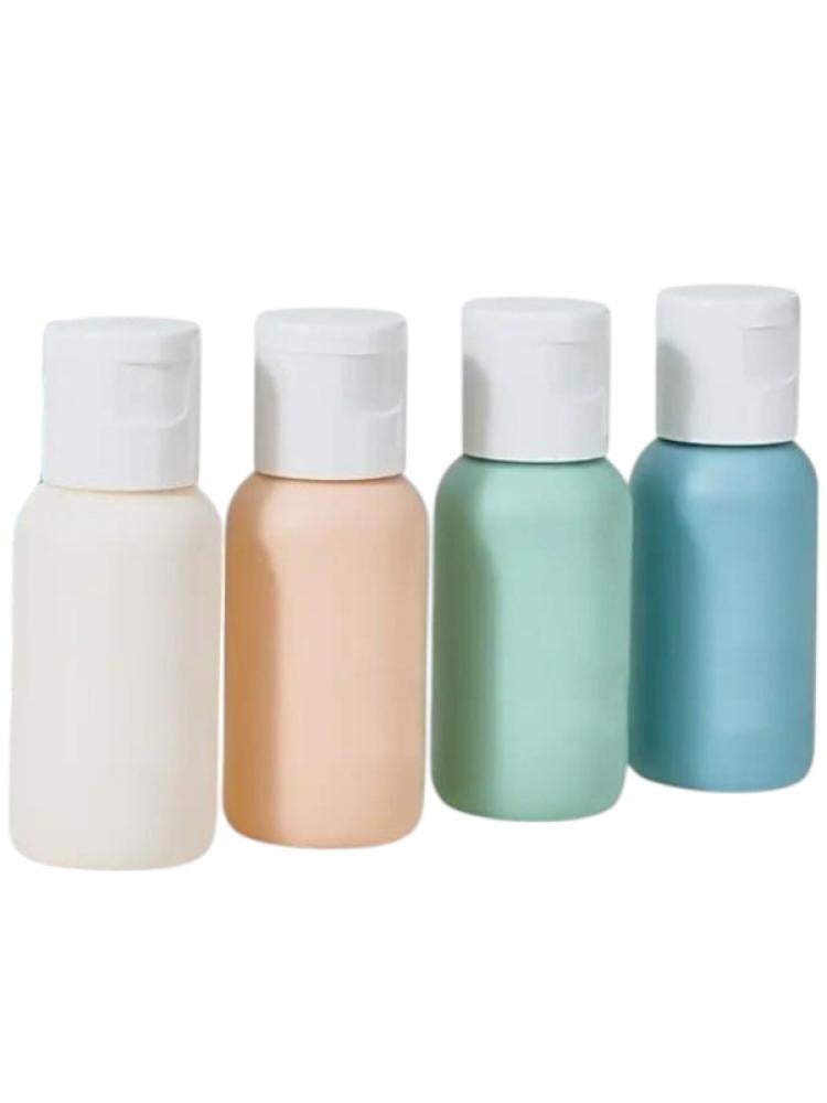 Empty Travel Containers Set Leak Proof Pastel 4-Pack Loveme Beauty 100ml