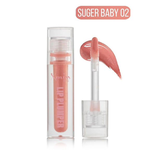 Xmiss Beauty Lip Plumper Gloss, Shade 02 Sugar Baby, Moisturizing