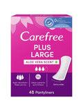 Carefree Daily Panty Liners with Aloe Vera Large 48 Count