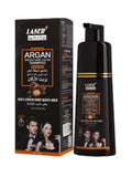 Laser White Argan Oil Hair Color Shampoo - Black, 200ml