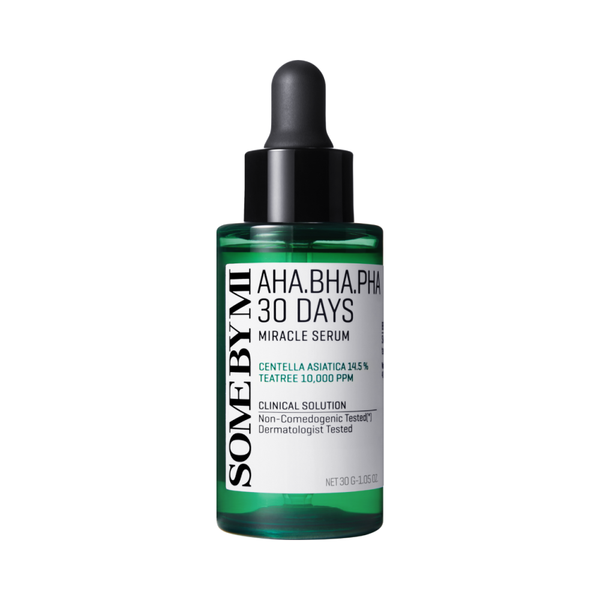 AHA BHA PHA Care Serum Exfoliating Tea Tree Extract Some By Mi 50ml