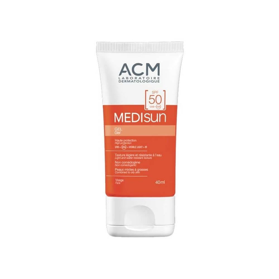 ACM MediSun Gel Sunscreen SPF 50+ Sensitive Skin Protection 40ml