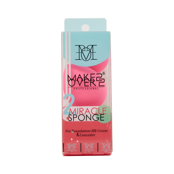Make Over 22 Blending Sponges MS-02 Two Sizes Cream Liquid Powder