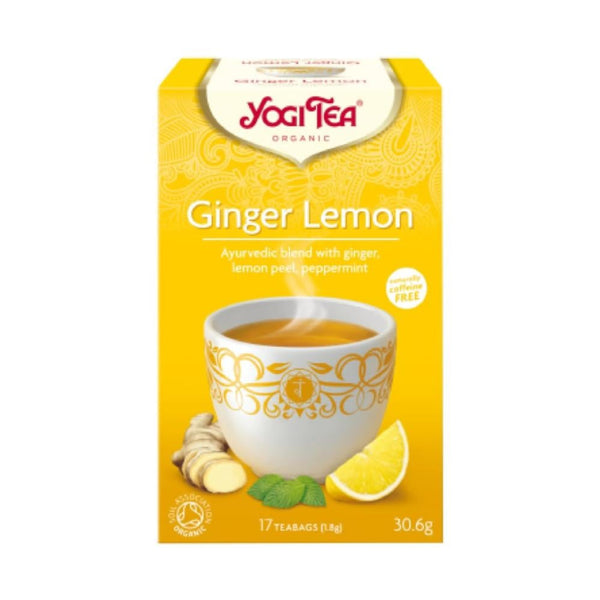 Yogi Organic Herbal Tea Ginger Lemon 17 Sachets