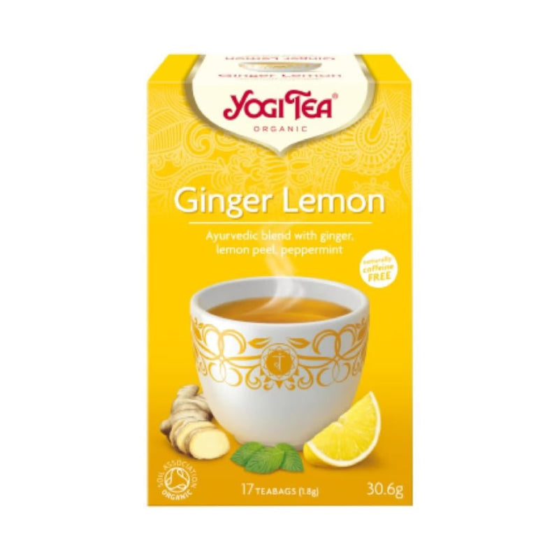 Yogi Organic Herbal Tea Ginger Lemon 17 Sachets