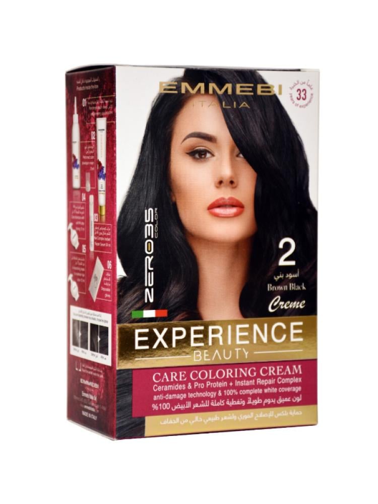 Zero 35 Permanent Hair Dye Kit - Black Brown, Gray Coverage