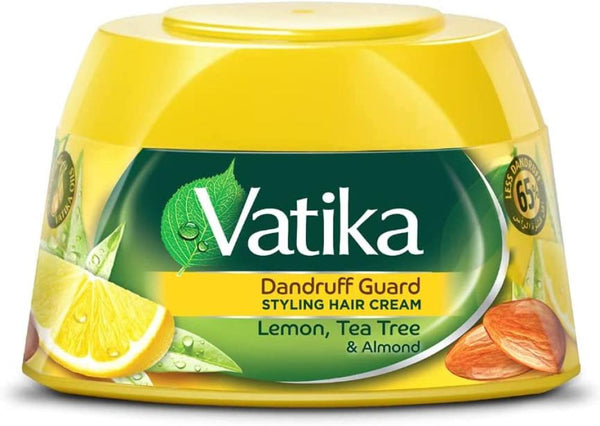 Lemon Dandruff Hair Cream 140ml Styling & Shine Vatika Dabur 140ml