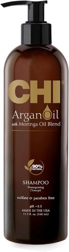 Best shampoo for oily hair Argan Moringa Oil Moisture CHI 340ml