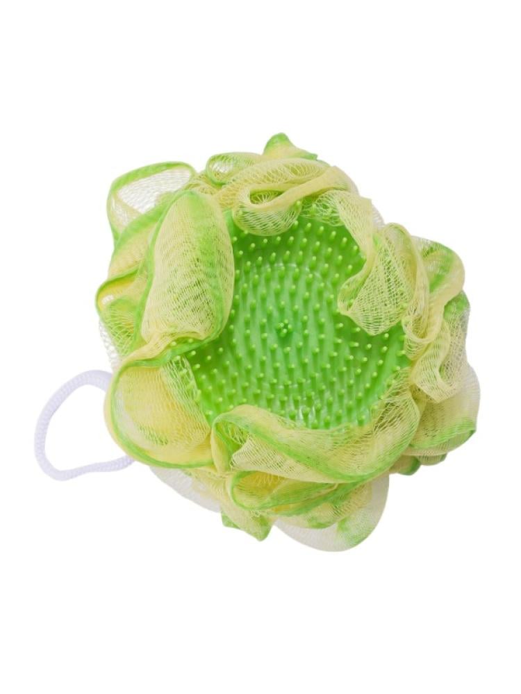 Spa System Spherical Body Loofah with Dual-Action Mesh and Silicone Design