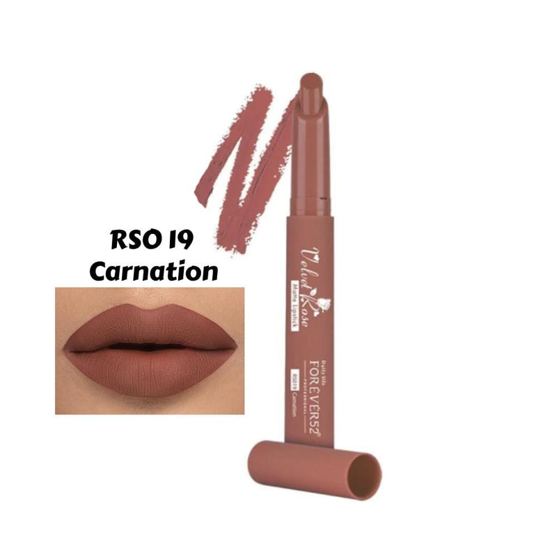 Forever52 Velvet Rose Matte Lipstick RS019, Waterproof Long-Lasting