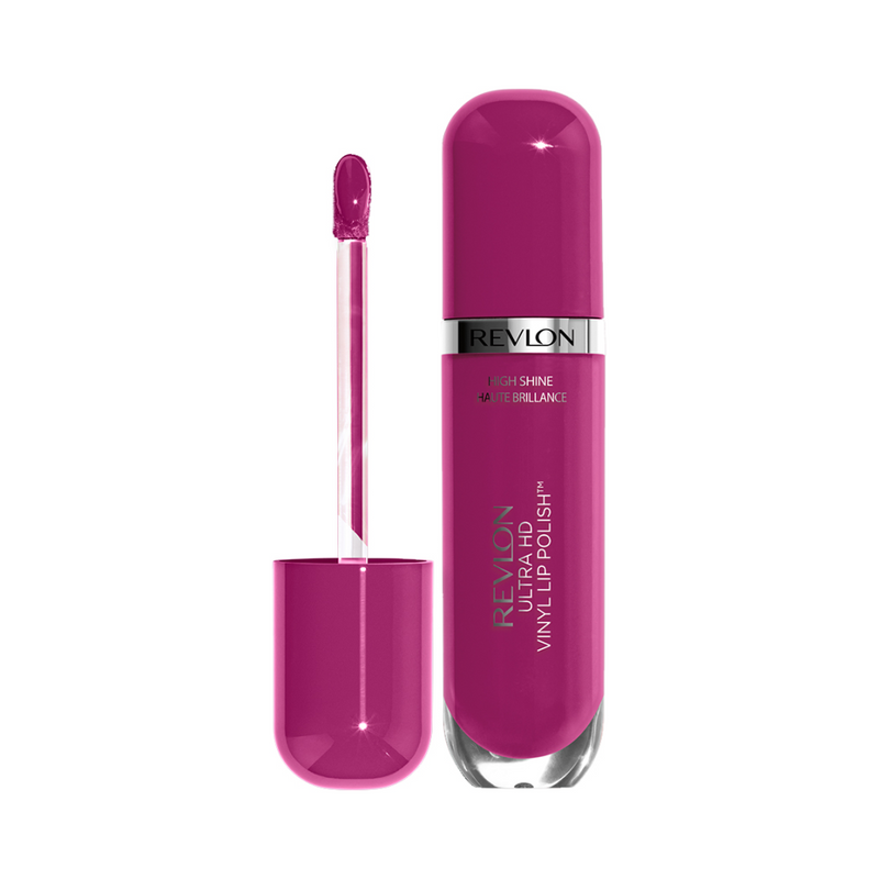 Revlon Ultra HD Vinyl Lipstick, 930 Violet Frenzy, Full Coverage, 5.9ml