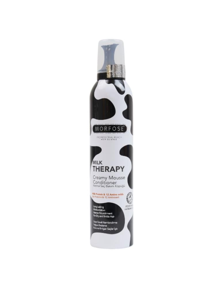Best Conditioner for Dry Frizzy Hair Milk Therapy Cream Mousse Morfose 200ml