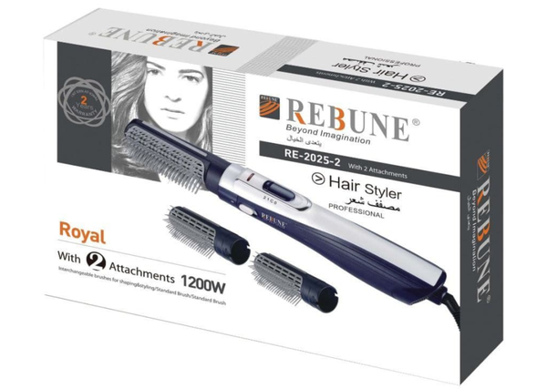 Best Hair Styler Professional Drying And Styling Tool RE2025-2 Rebune