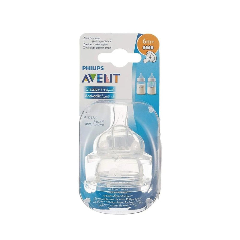 Baby Bottle Nipple Anti-Colic +6 Month Classic Philips Avent 2 pcs