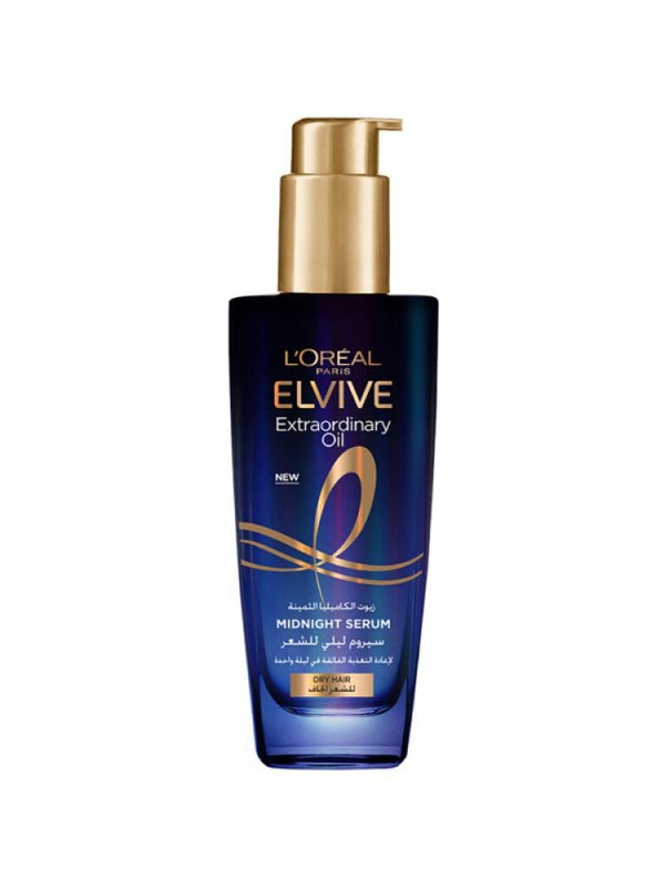 L'Oreal Hair Serum for Dry Hair Camellia Oil Elvive Night Serum 100ml