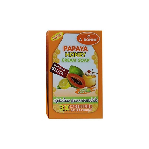 Best Exfoliating Soap Bar Honey And Papaya Creamy Formula Ebon 90g