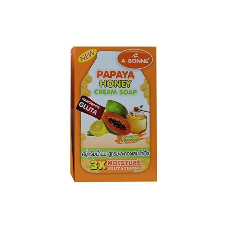Best Exfoliating Soap Bar Honey And Papaya Creamy Formula Ebon 90g