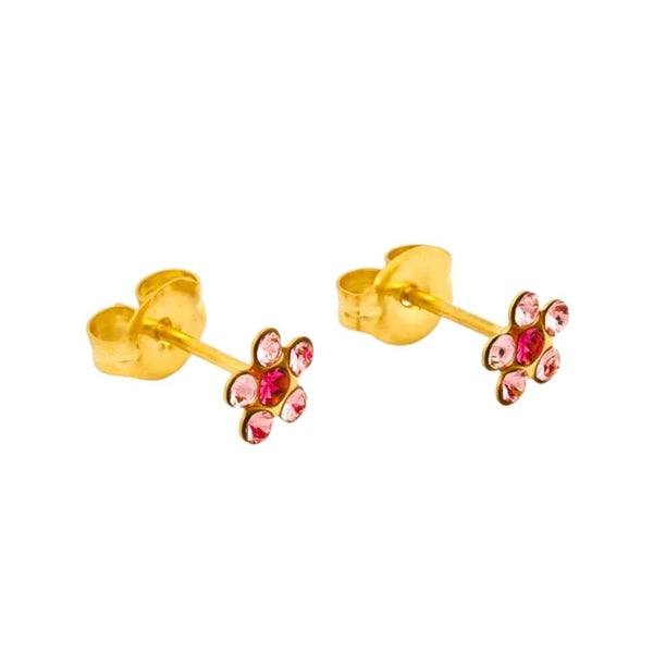 Studex Medical Earring S6227 Zircon Stud, Nickel-Free, Gold-Plated