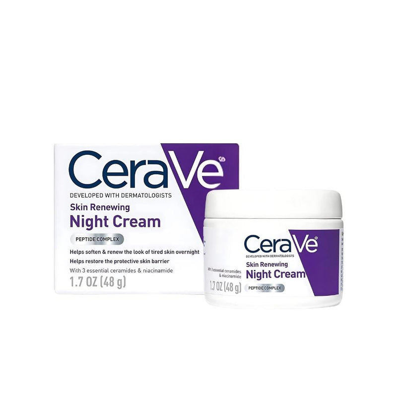 Cerave Skin Renewal Night Cream Hydrating Overnight Formula 48g