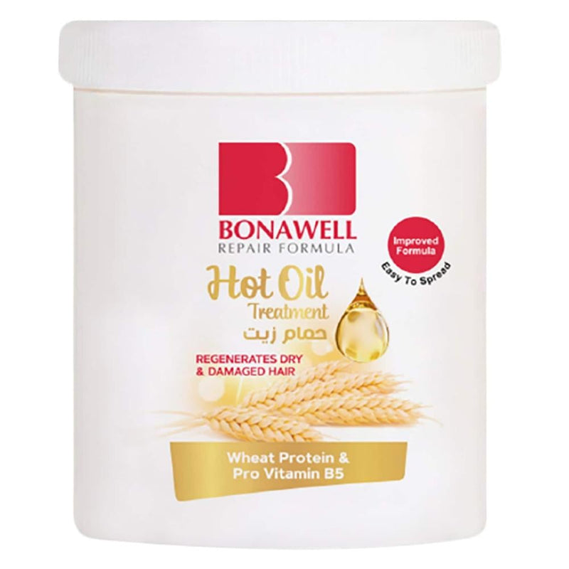 Wheat Protein Oil Bath Hair Hydrating Formula BONAWELL 225ml