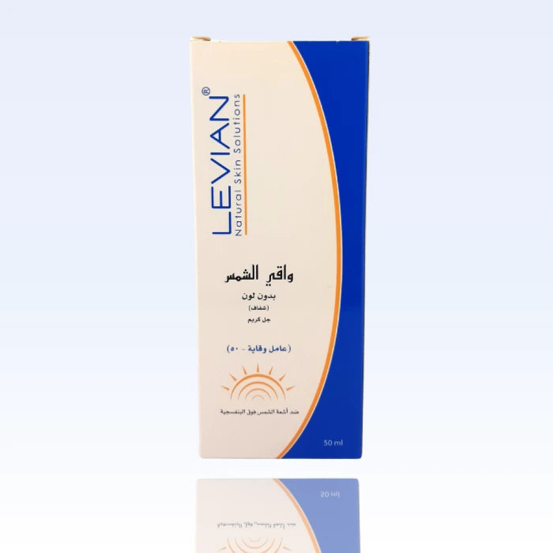 Sun Cream SPF 50 Invisible Protection Face Levian 50ml
