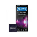 Lubricated Condoms Maxima Performance Fit Durex 12 Pack