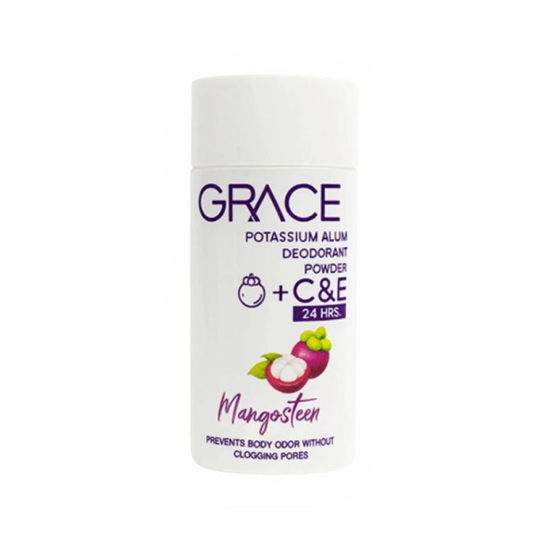 Powder Deodorant Without Aluminum Potassium Alum Mangosteen Grace 35g