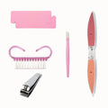 Global Star Nail Care Set, Cuticle Oil, Nail Strengthener, 6-Piece Kit