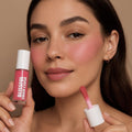 Kara Duo Blissful Liquid Blush - Honey Bloom, Long-Lasting Cheek Color