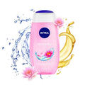 Shower Gel Refreshing Care Oil Water Lily Beads Nivea 250ml