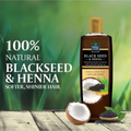 Parachute Coconut Oil with Black Seed & Henna for Hair Strengthening, 200ml