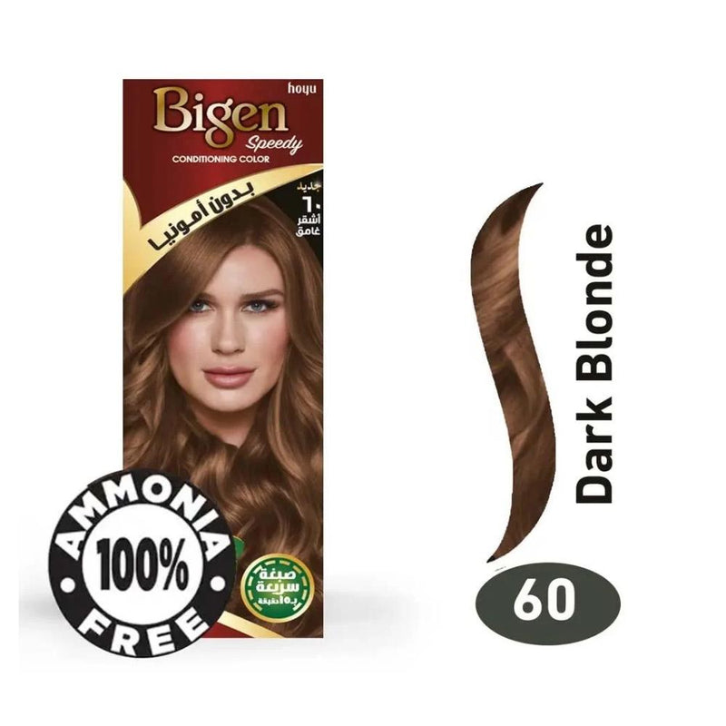 Bigen Permanent Hair Dye Ammonia-Free Dark Blonde 60 80g
