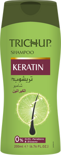 Keratin Shampoo For Frizzy Hair Smoothing Nourishing Formula Trichup 200ml