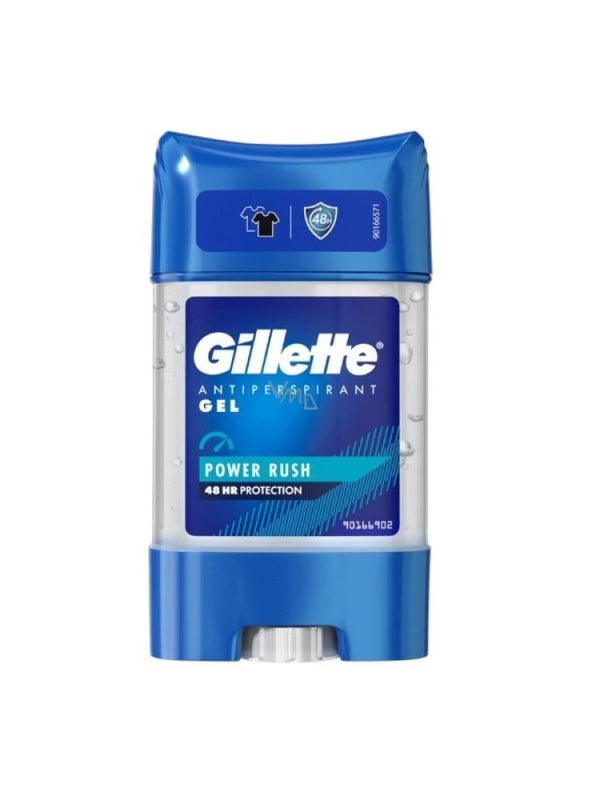 Antiperspirant Gel Power Rush 48H Protection Gillette 70ml