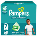 Baby Diapers Mega Box Size 7 High Absorbency Comfort Fit Pampers 68 Pieces
