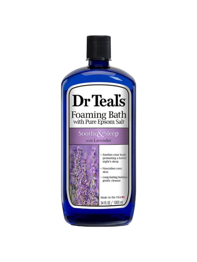 Foaming Bubble Bath Lavender Epsom Salt Dr Teal's 1000ml