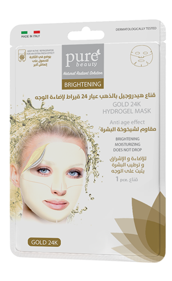 Gold Mask Hydrogel Radiance Boosting Collagen Purebeauty 1 Piece