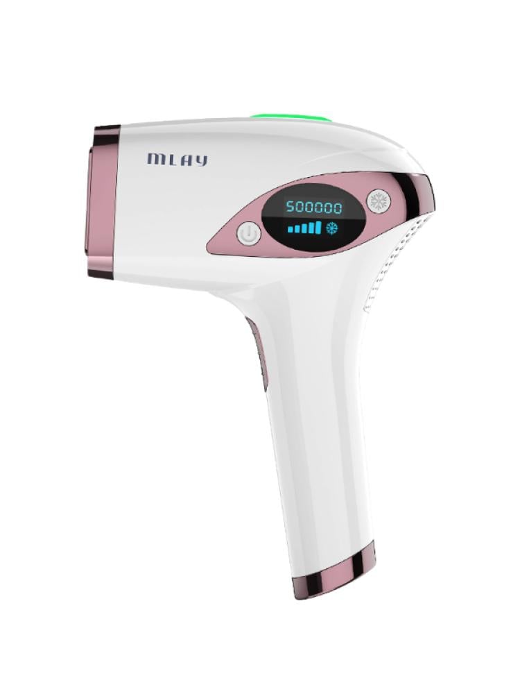 Mlay T4 Advanced Cooling IPL Laser Hair Removal Device - Pink