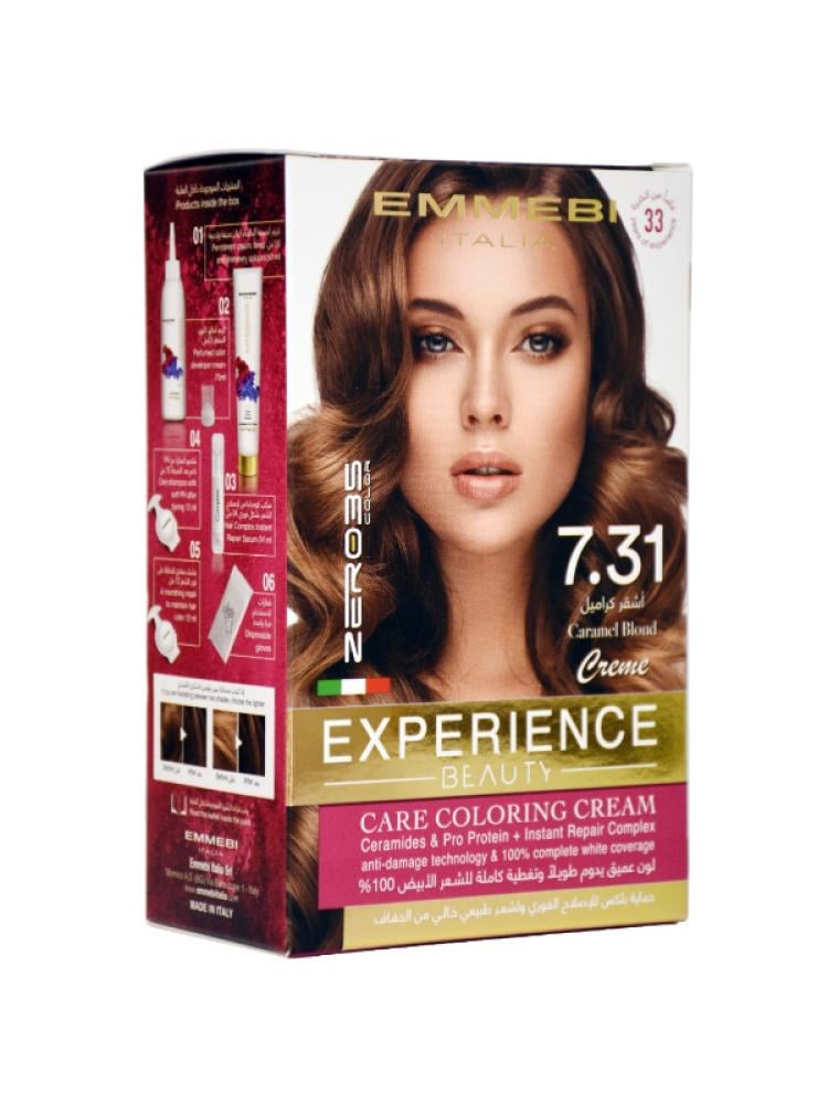 Zero 35 Hair Dye Kit - Shade 7.31 Caramel Blonde with Ceramides