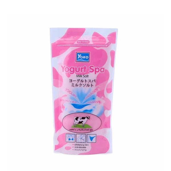 Yoko Yogurt Milk Salt Scrub for Exfoliating Body, Brightening, 300g