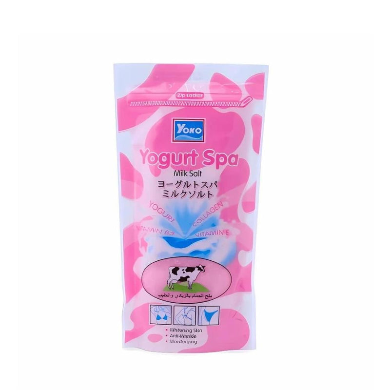 Yoko Yogurt Milk Salt Scrub for Exfoliating Body, Brightening, 300g