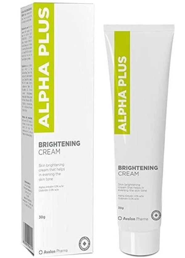 Buy Face Cream Alpha Plus Brightening Even Tone Avalon 30g