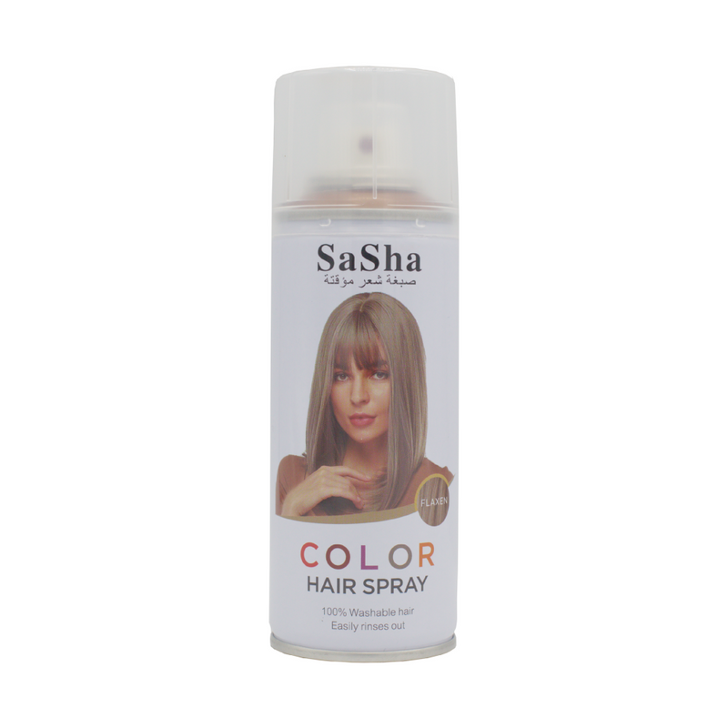Sasha Temporary Hair Color Spray, Flaxen, 130ml